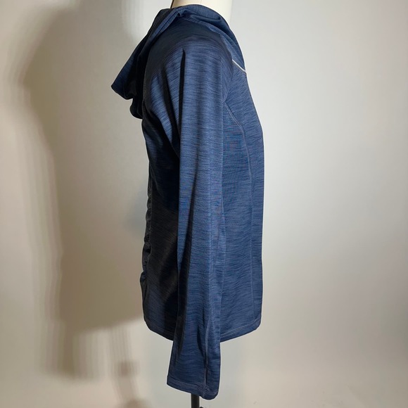 Head Blue Scrunched Back Athletic Outdoor Running Hoodie‎ Womens Size Medium M - Picture 3 of 12